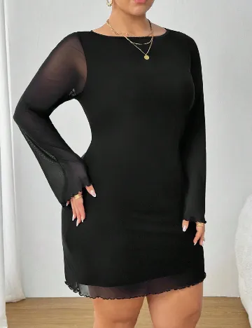 Rochie scurta SHEIN CURVE, negru