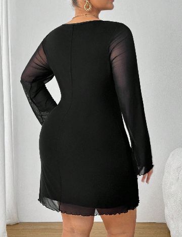 Rochie scurta SHEIN CURVE, negru
