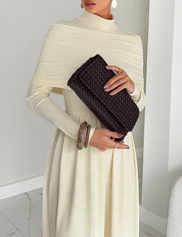 Rochie lunga SHEIN, crem