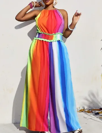 Salopeta SHEIN CURVE, mix culori