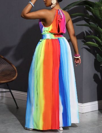 Salopeta SHEIN CURVE, mix culori