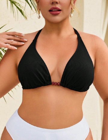 Sutien de baie SHEIN CURVE, negru