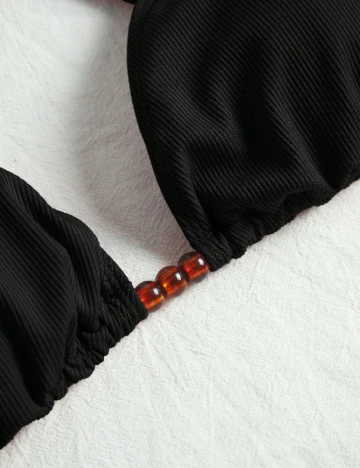 Sutien de baie SHEIN CURVE, negru