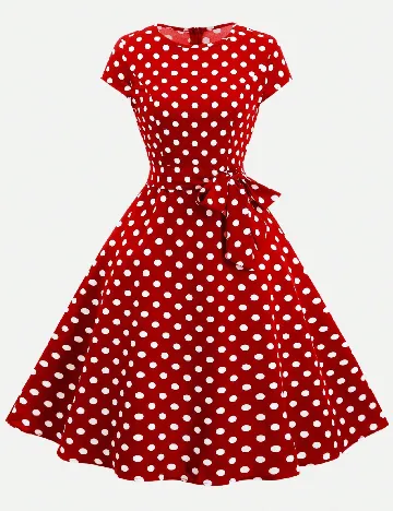 Rochie medie SHEIN, rosu