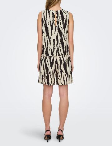 Bluza Jacqueline de Yong, crem/negru