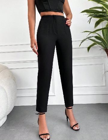 Pantaloni SHEIN, negru