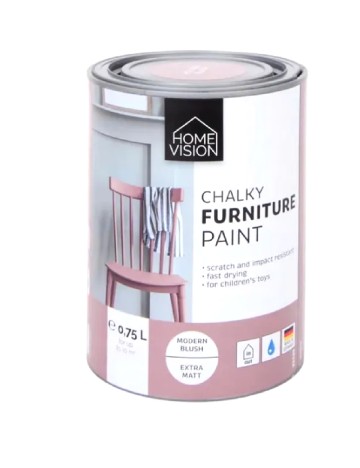 Vopsea mată pentru mobilă Modern Blush Home Vision, roz pudra