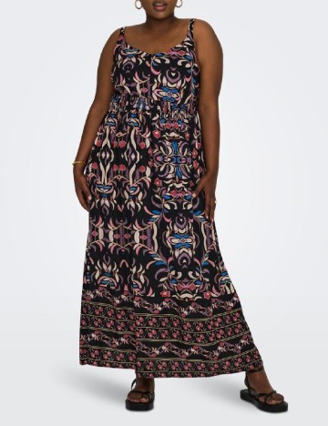 Rochie lunga Only Carmakoma, mix culori