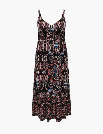 Rochie lunga Only Carmakoma, mix culori