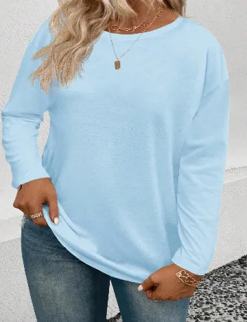 Bluza SHEIN CURVE, albastru