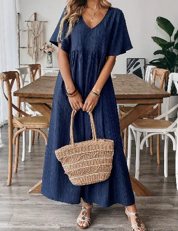 Rochie lunga SHEIN, bleumarin