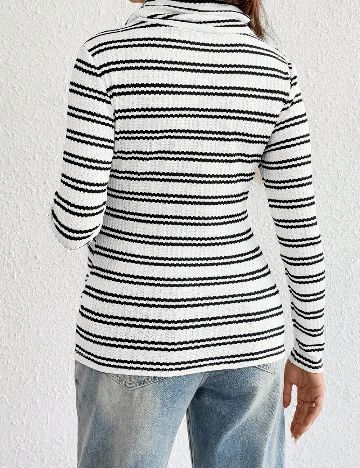 Hanorac SHEIN Maternity, alb