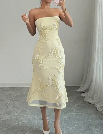 Rochie medie SHEIN, galben