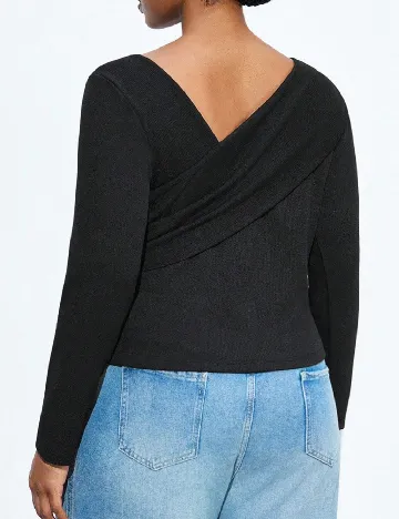 Bluza SHEIN CURVE, negru