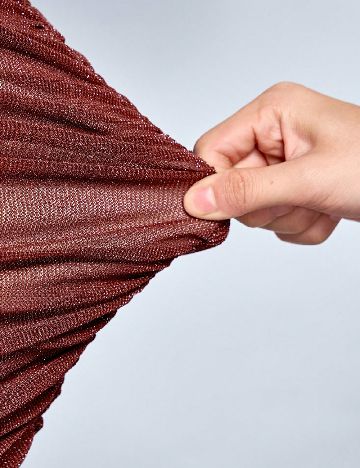 Rochie scurta SHEIN CURVE, maro