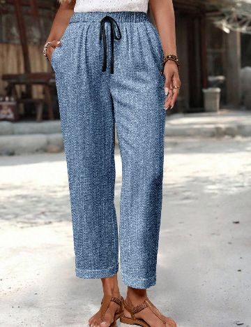 Pantaloni Emery Rose, albastru