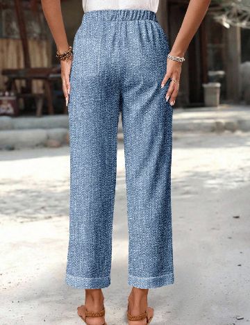 Pantaloni Emery Rose, albastru