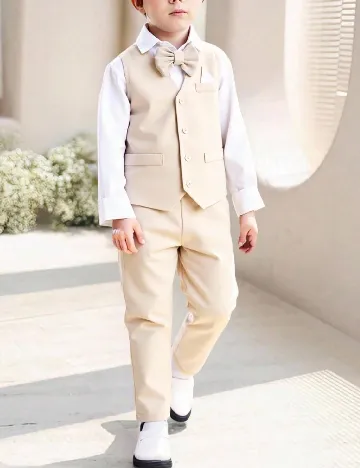 Costum Shein Kids, crem