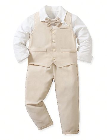Costum Shein Kids, crem