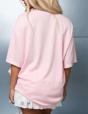 Tricou SHEIN CURVE, roz