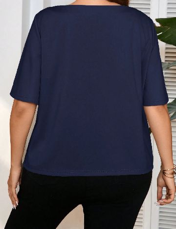 Bluza SHEIN CURVE, bleumarin