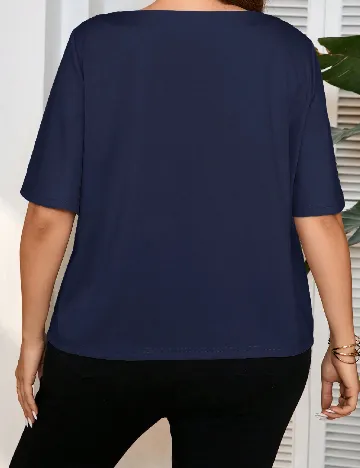 Bluza SHEIN CURVE, bleumarin