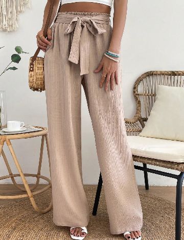 Pantaloni SHEIN, crem