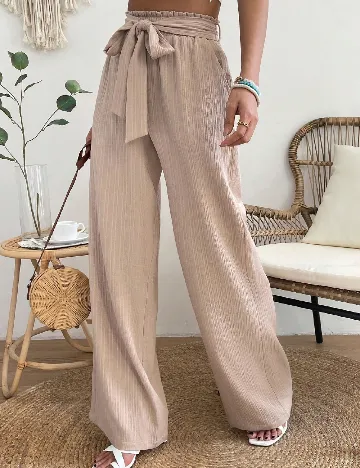 Pantaloni SHEIN, crem