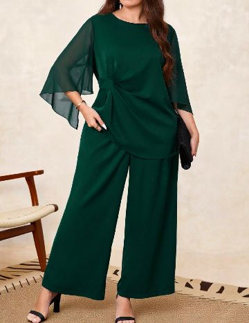 Compleu SHEIN CURVE, verde