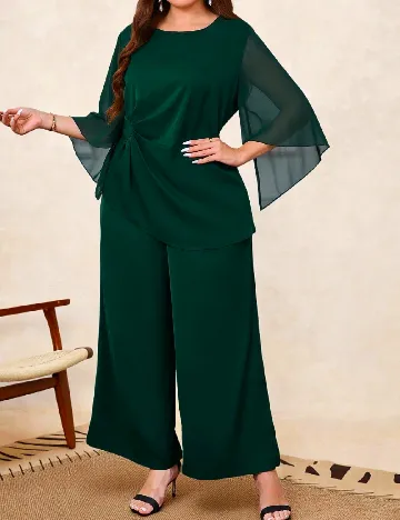 Compleu SHEIN CURVE, verde