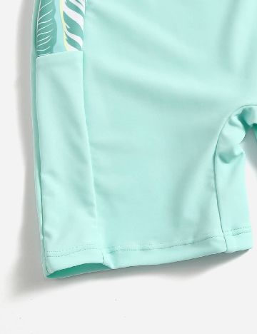 Salopeta de plaja Shein Kids, turcoaz