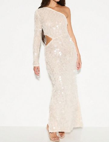 Rochie lunga SHEIN, crem