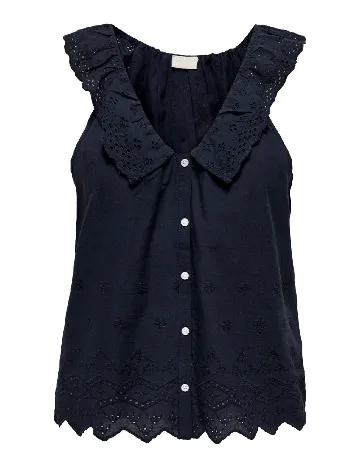 Camasa Only Carmakoma, bleumarin