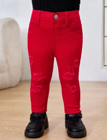 Blugi Shein Kids, rosu