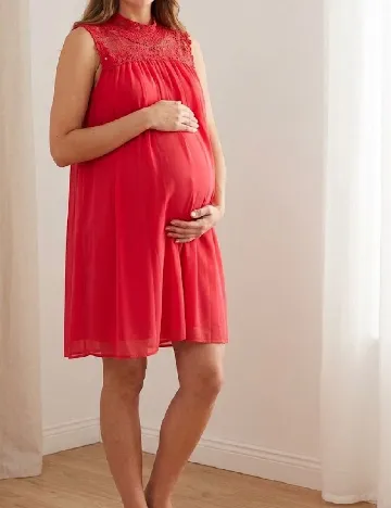 Rochie scurta Only Maternity, corai