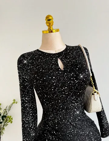 Rochie medie SHEIN, negru