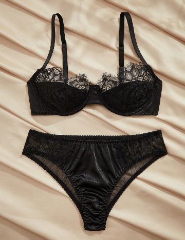 Set lenjerie SHEIN, negru