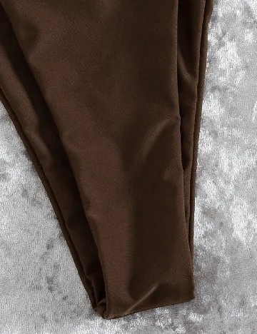 Costum de baie SHEIN, maro