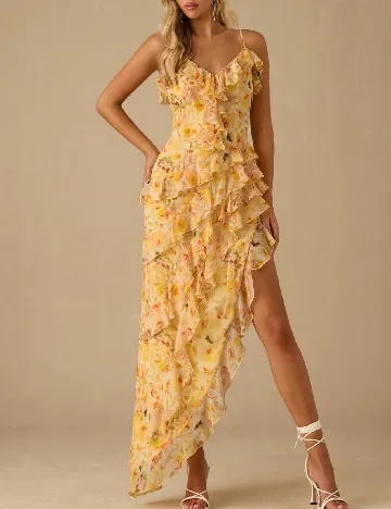Rochie lunga SHEIN, floral print