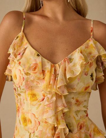 Rochie lunga SHEIN, floral print