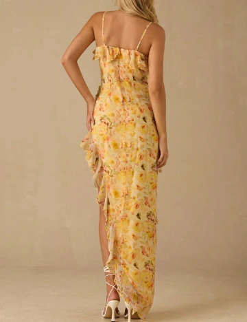 Rochie lunga SHEIN, floral print