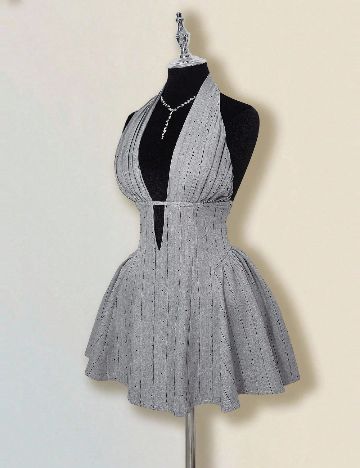 Rochie scurta SHEIN, gri