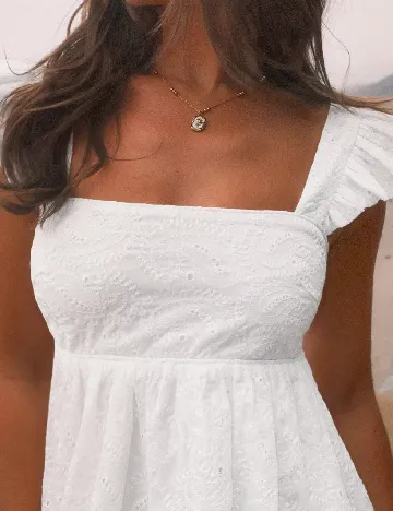 Rochie scurta Westfade, alb