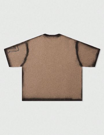 Tricou Oversize Romwe, maro