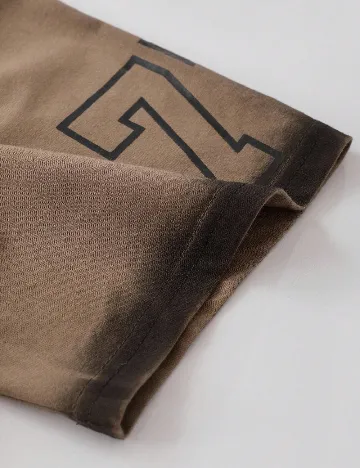 Tricou Oversize Romwe, maro