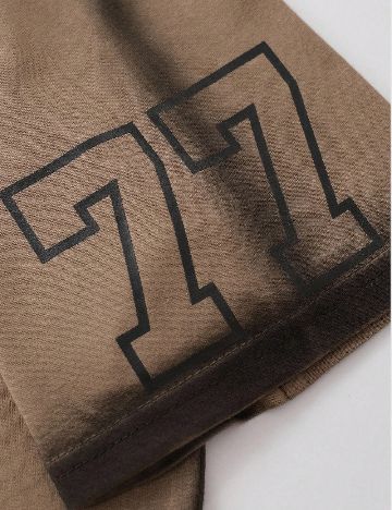 Tricou Oversize Romwe, maro