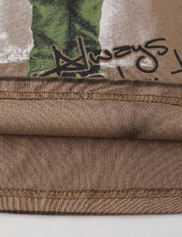 Tricou Oversize Romwe, maro