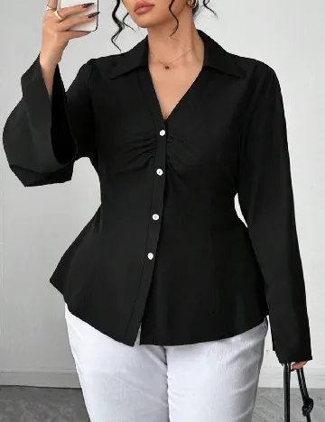 Camasa SHEIN CURVE, negru