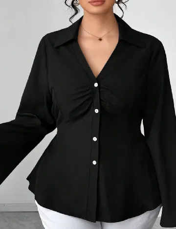 Camasa SHEIN CURVE, negru