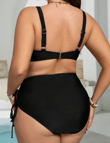 Costum de baie SHEIN CURVE, negru